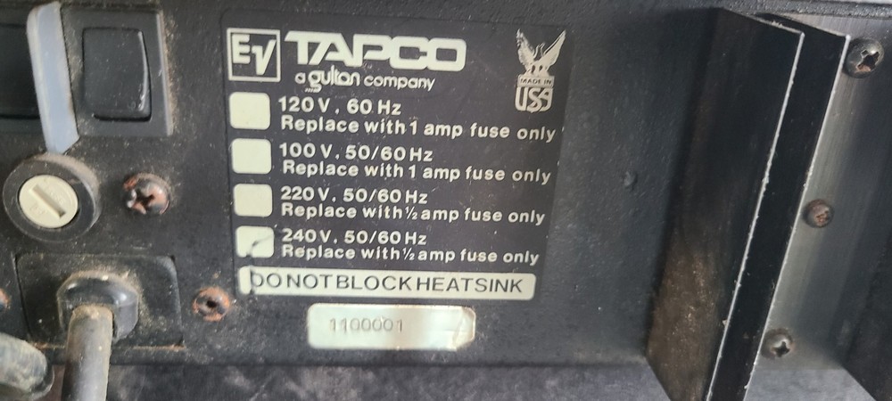 Tapco ev 7208