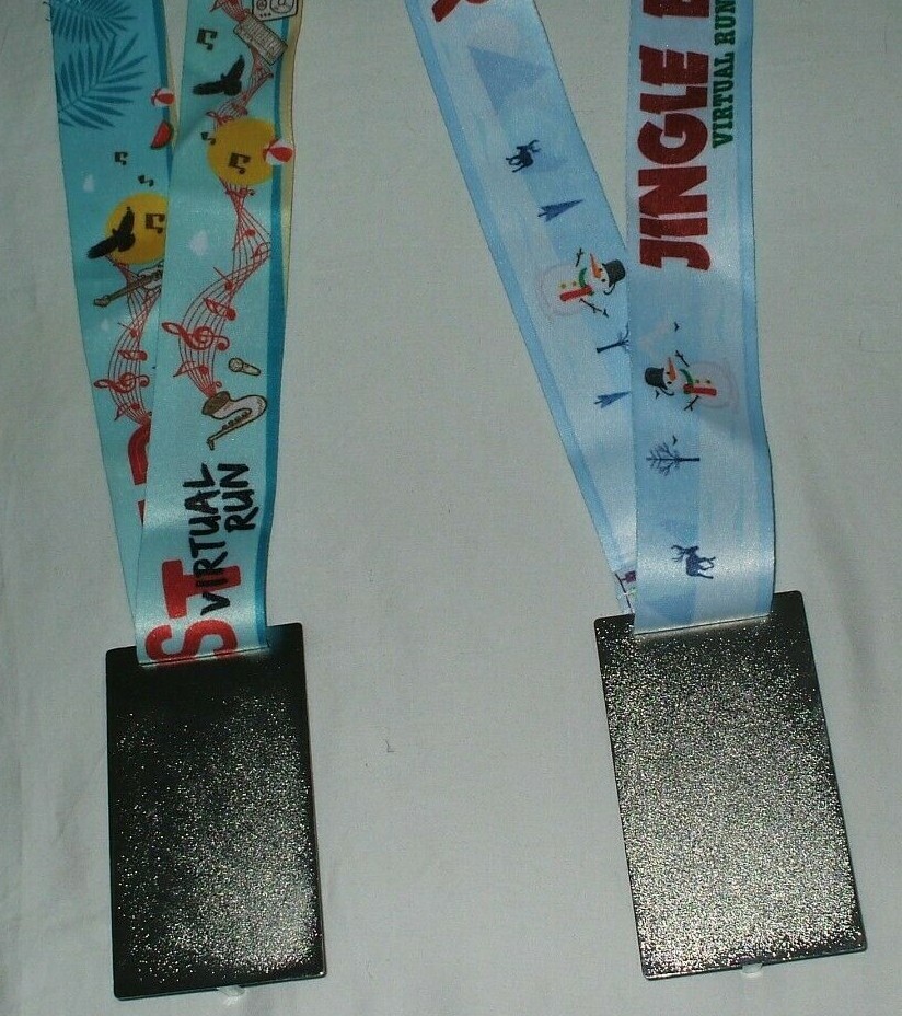 4 Virtual Run Medals