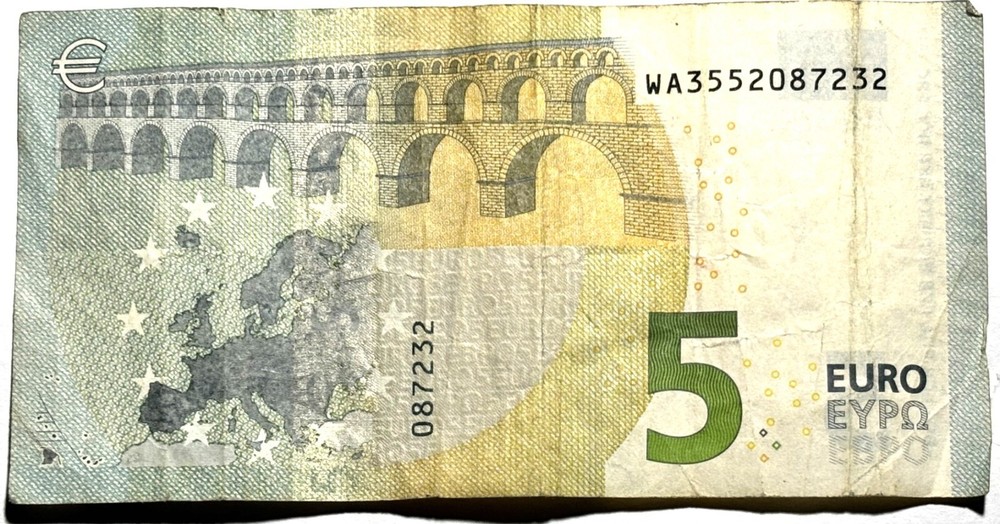 5 EURO 2016 BANKNOTE SPAIN