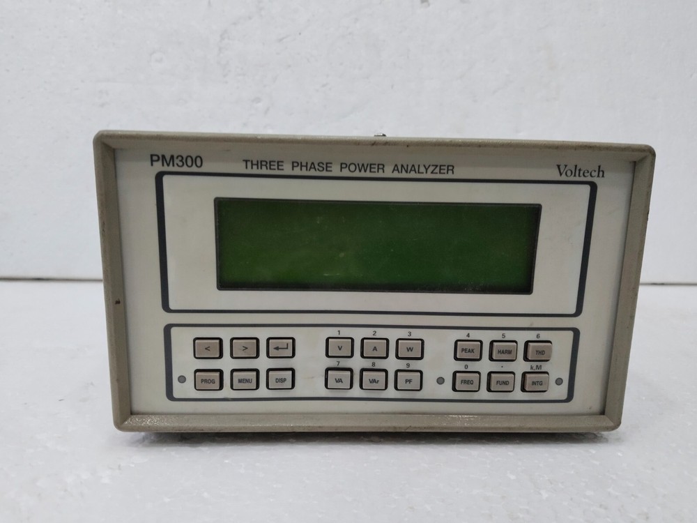 VOLTECH PM300 THREE PHASE POWER ANALYZER
