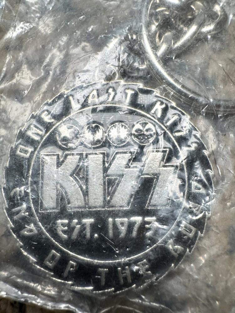 NEW Licensed KISS Keychain 2020 One Last Kiss, End of the Road Tour Heavy Metal