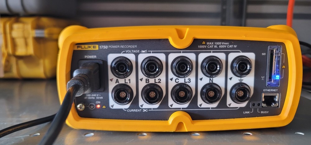 Fluke 1750 3 Three Phase Power Quality Recorder Analyzer Meter