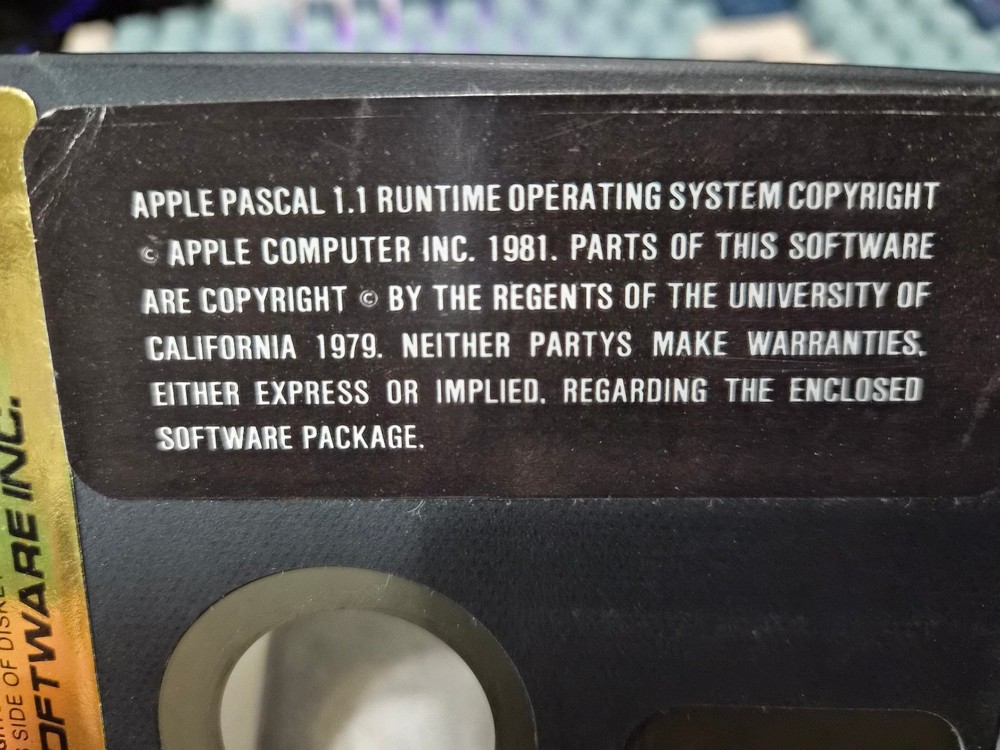 Wizardry Apple Pascal 1981 Floppy Disc untested Vintage Sir TEch