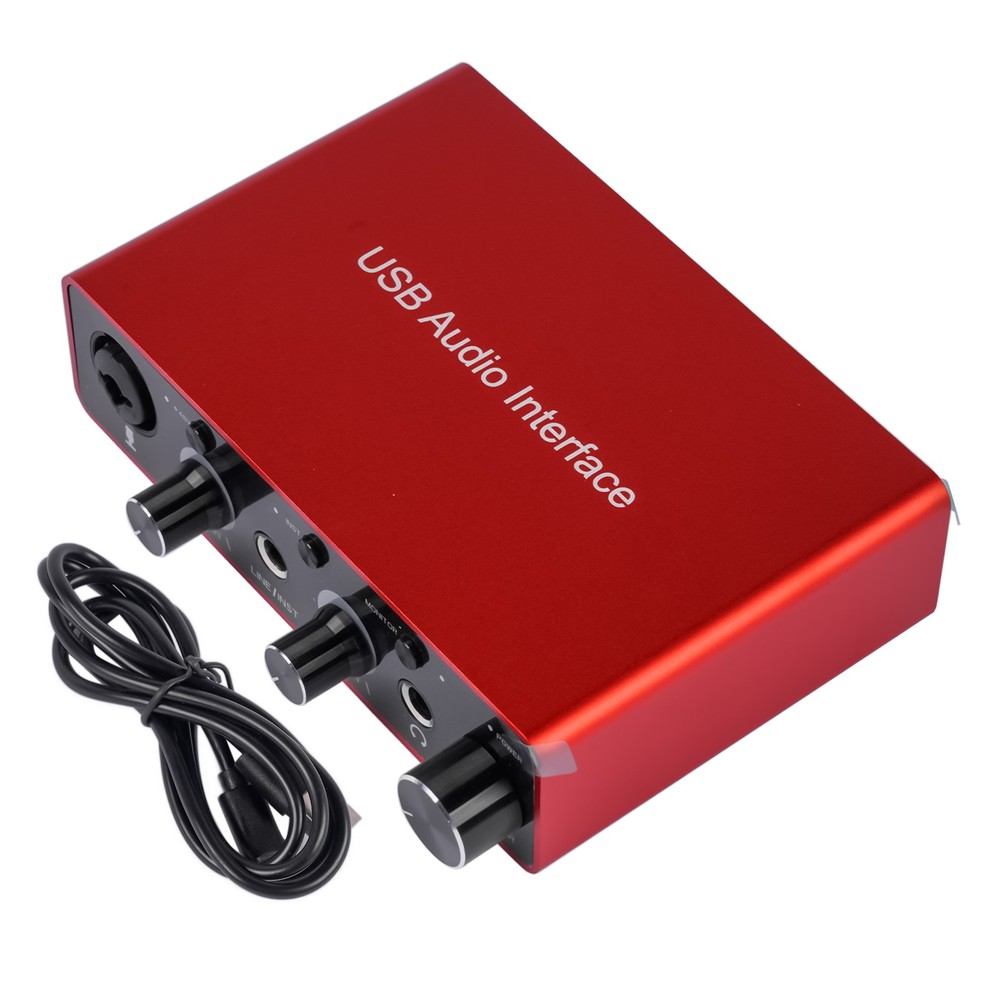 3rd Gen USB Audio Interface High-Fidelity Studio Quality Recording Zero-Latency