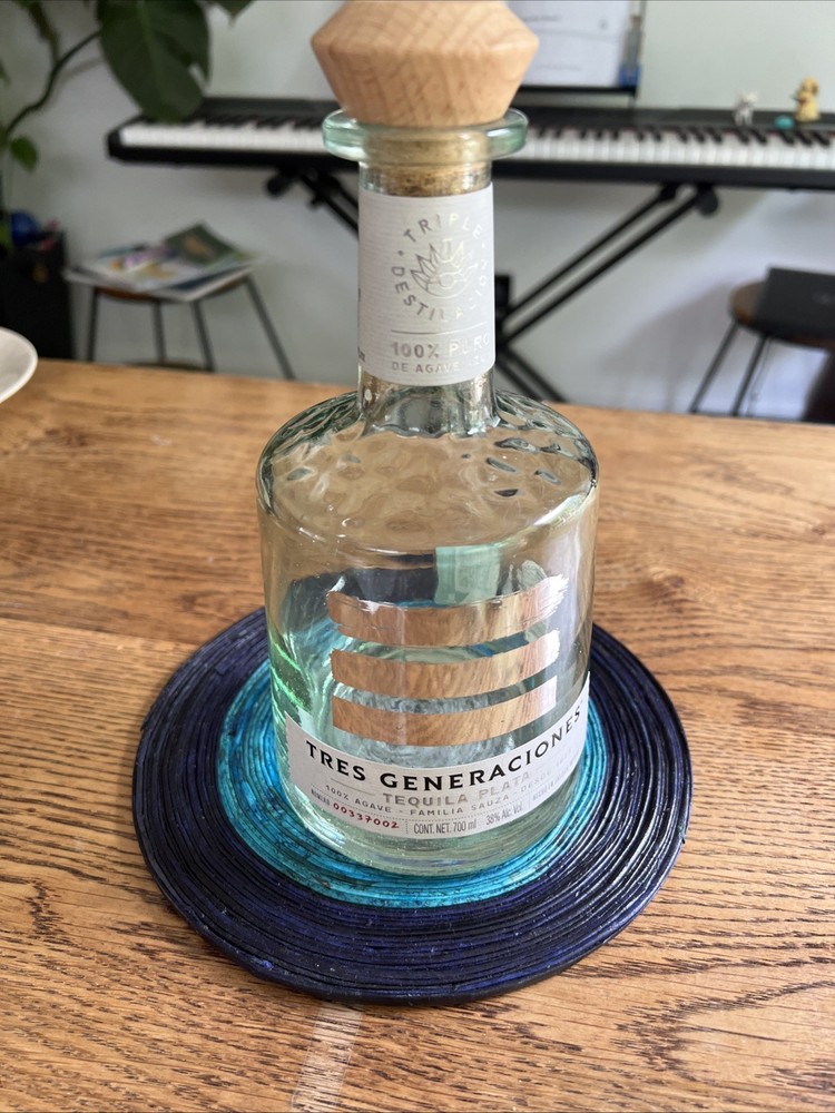 Tres Generaciones Empty Tequila Bottle