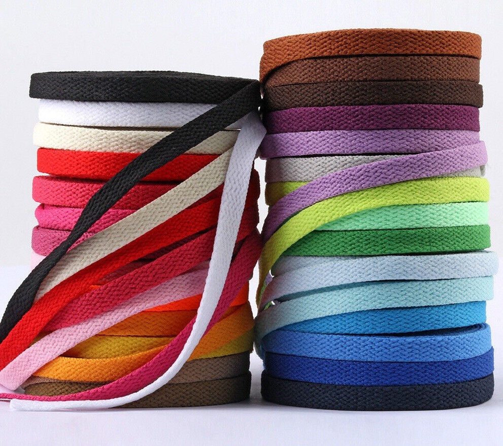 FLAT Quality Athletic SHOE LACES Sport Sneaker Boot Shoe Strings