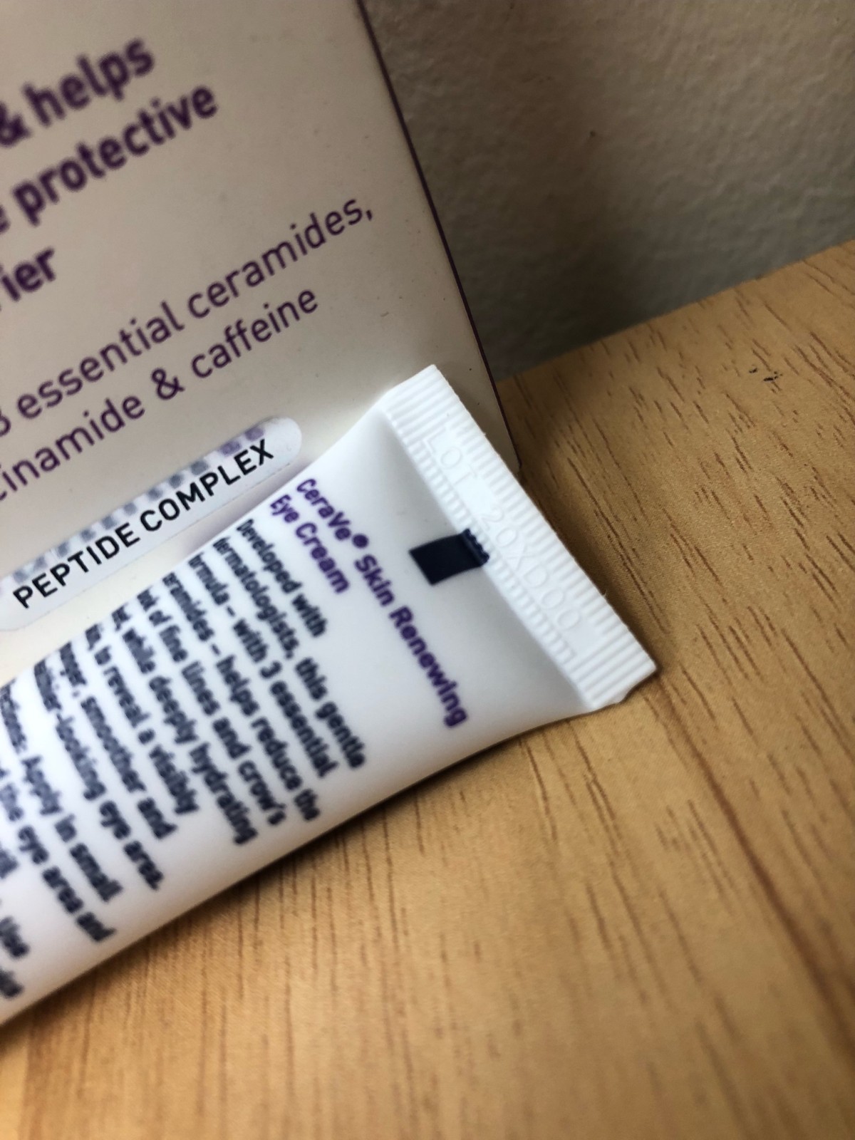 Cerave Anti-Aging Eye Cream for Wrinkles with Caffeine and Hyaluronic Acid