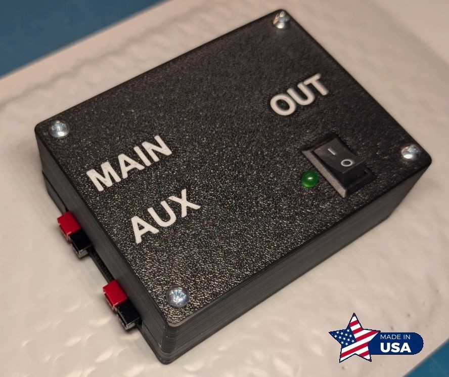 Backup power transfer switch, 45A Battery Backup DC Switching System PWRgate