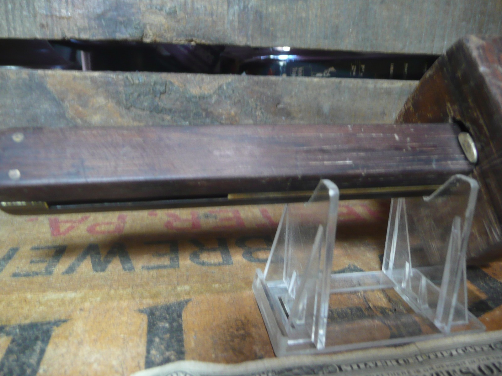 Vintage Rosewood and Brass Marking Gauge.