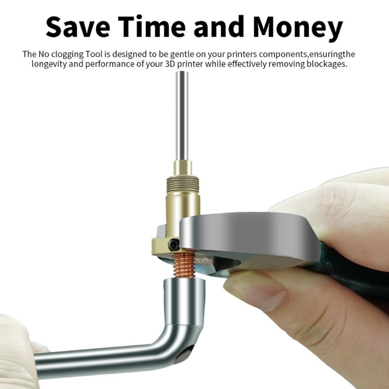 3D Printer Nozzle Highly Efficiency Easy Maintenance for Clogged