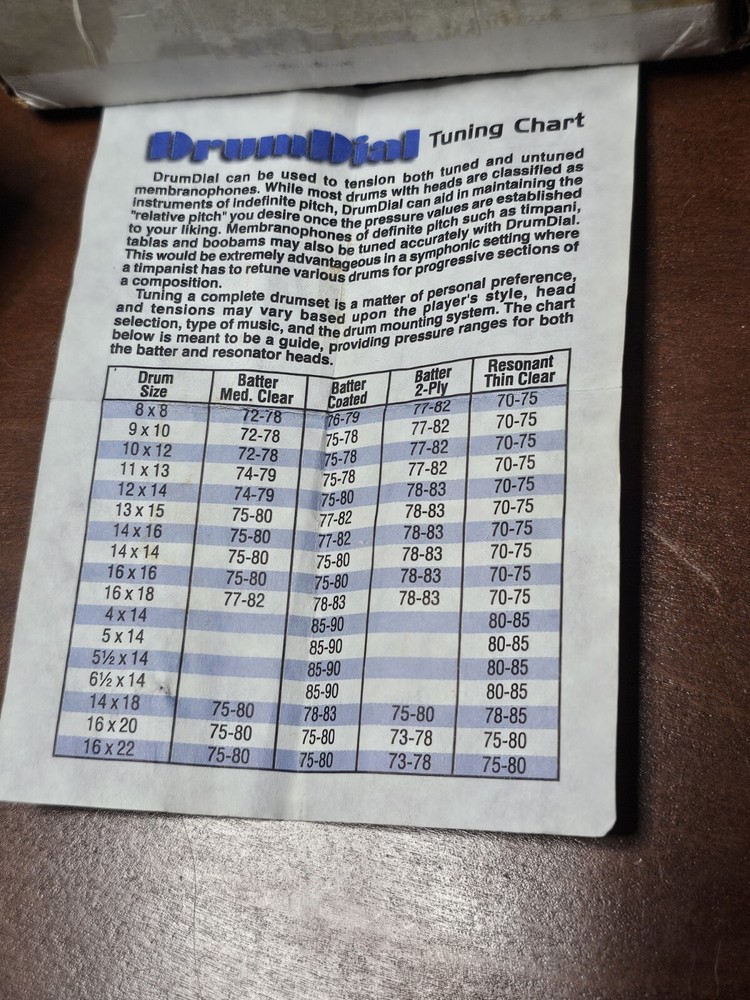 DrumDial Precision Analog Drum Tuner