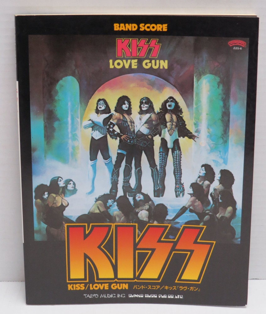 KISS LOVE GUN JAPANESE BAND SCORE SONGBOOK