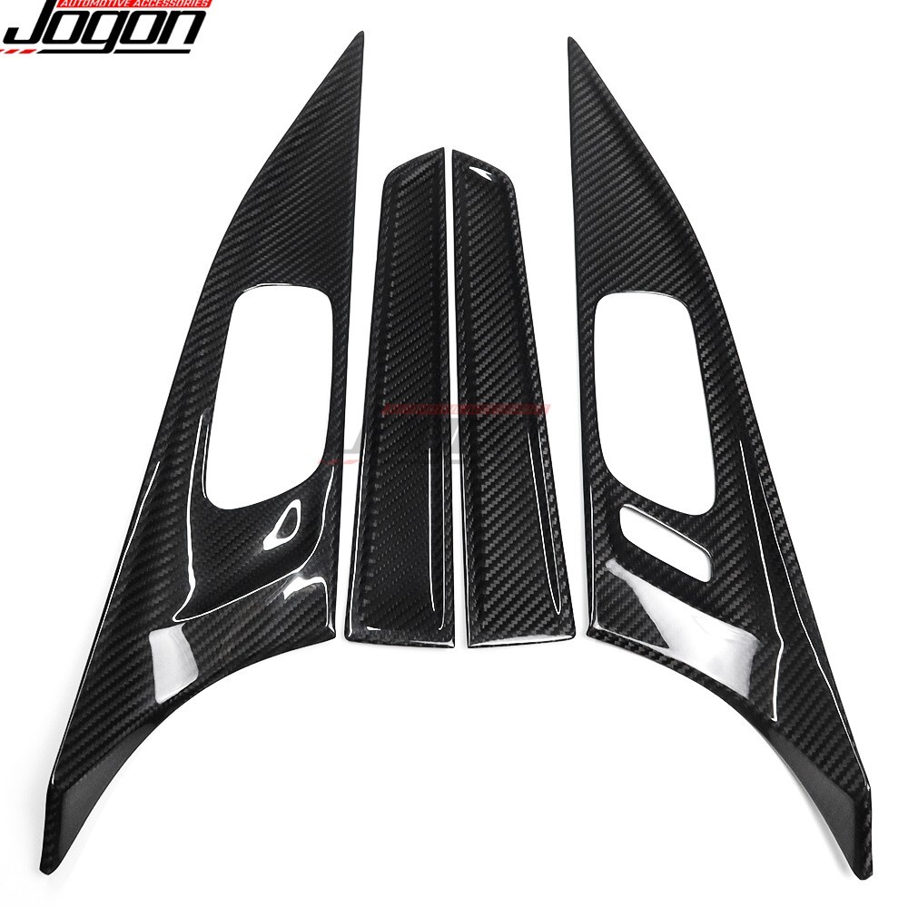 Dry Carbon Front Rear Door Handle Panel Trim For Acura Integra Type S A-Spec 23+