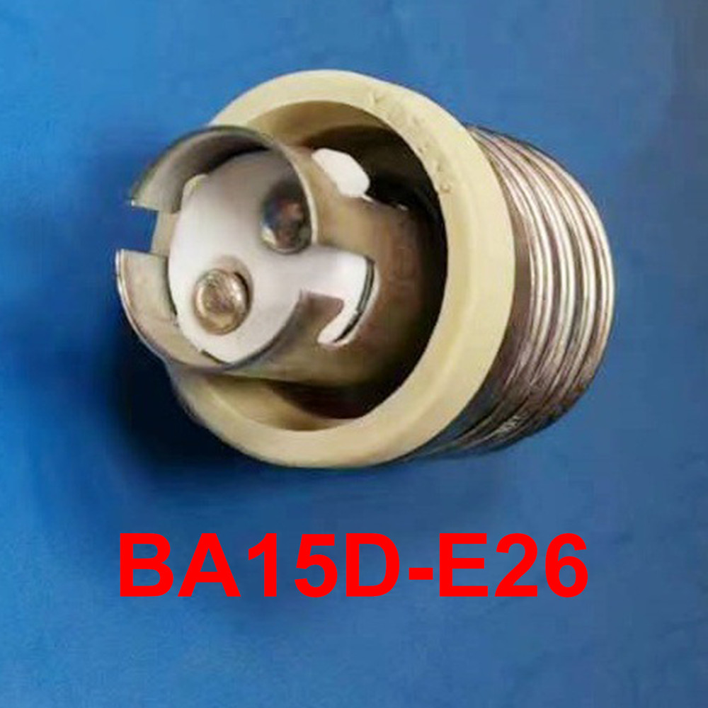 1pc BA15S BA15D to E26 E27 Socket Base LED Light Bulb Lamp Adapter Converter New