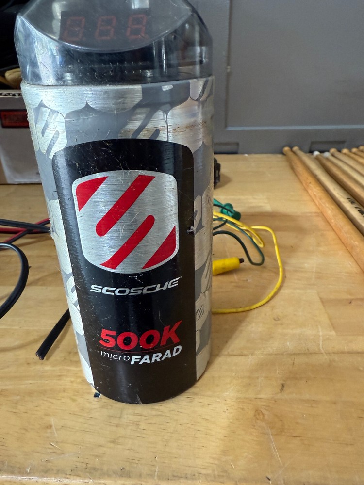 SCOSCHE 500K Micro Farad Audio Capacitor