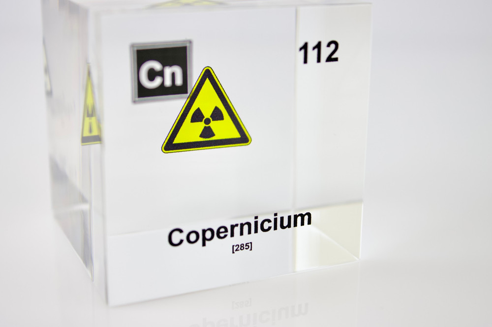 Copernicium Element Cube
