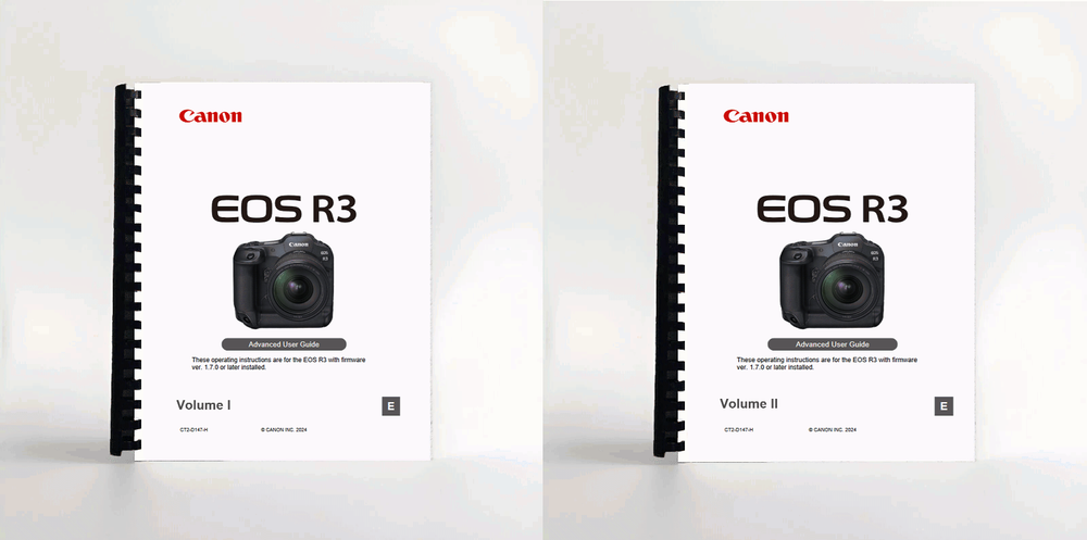 Advanced User Guide Manual for Canon EOS R3