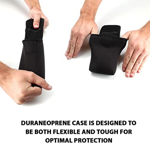 Small Digital Camera Case with Carabiner, Belt Loop, Scratch Resistant -