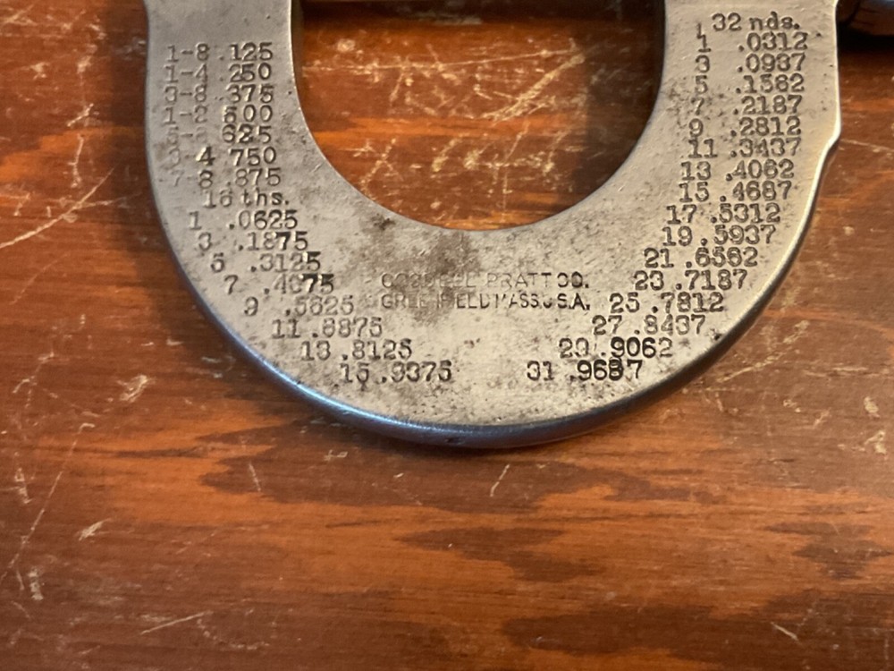 Vintage Goodell-Pratt Co. Micrometer - Used
