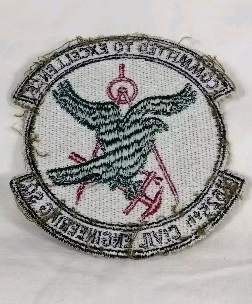 USAF 7625th Civil Engineering Squadron Committed To Excellence Embroidered Patch