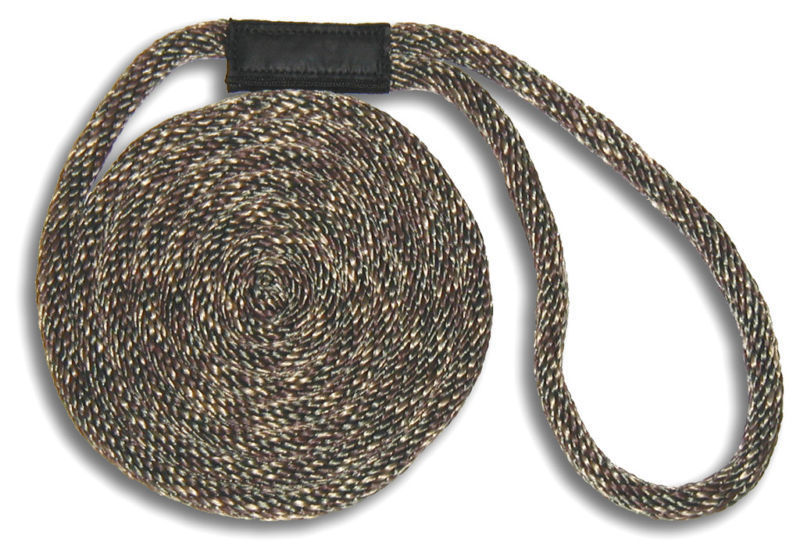 Solid Braid Nylon Dock Line - 5/8" x 10' - Floats! USA Made - CAMOUFLAGE!!