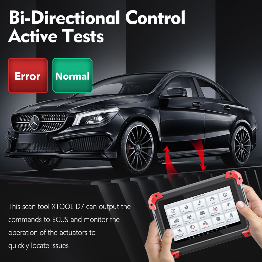 XTOOL USED D7 Auto All System Diagnostic Bidirectional Key Programming Scanner