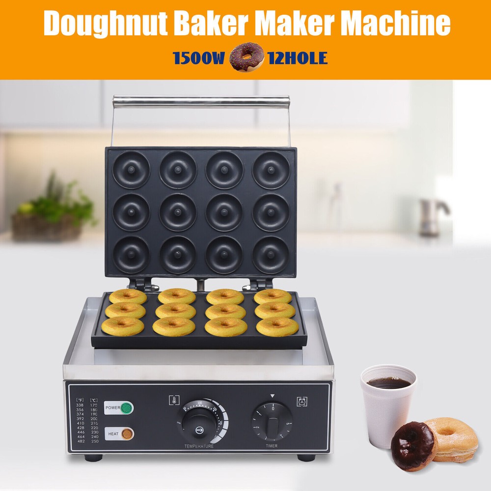 Commercial Donut Machine Doughnut Baker Mini Donut Maker Machine Non-stick 5cm
