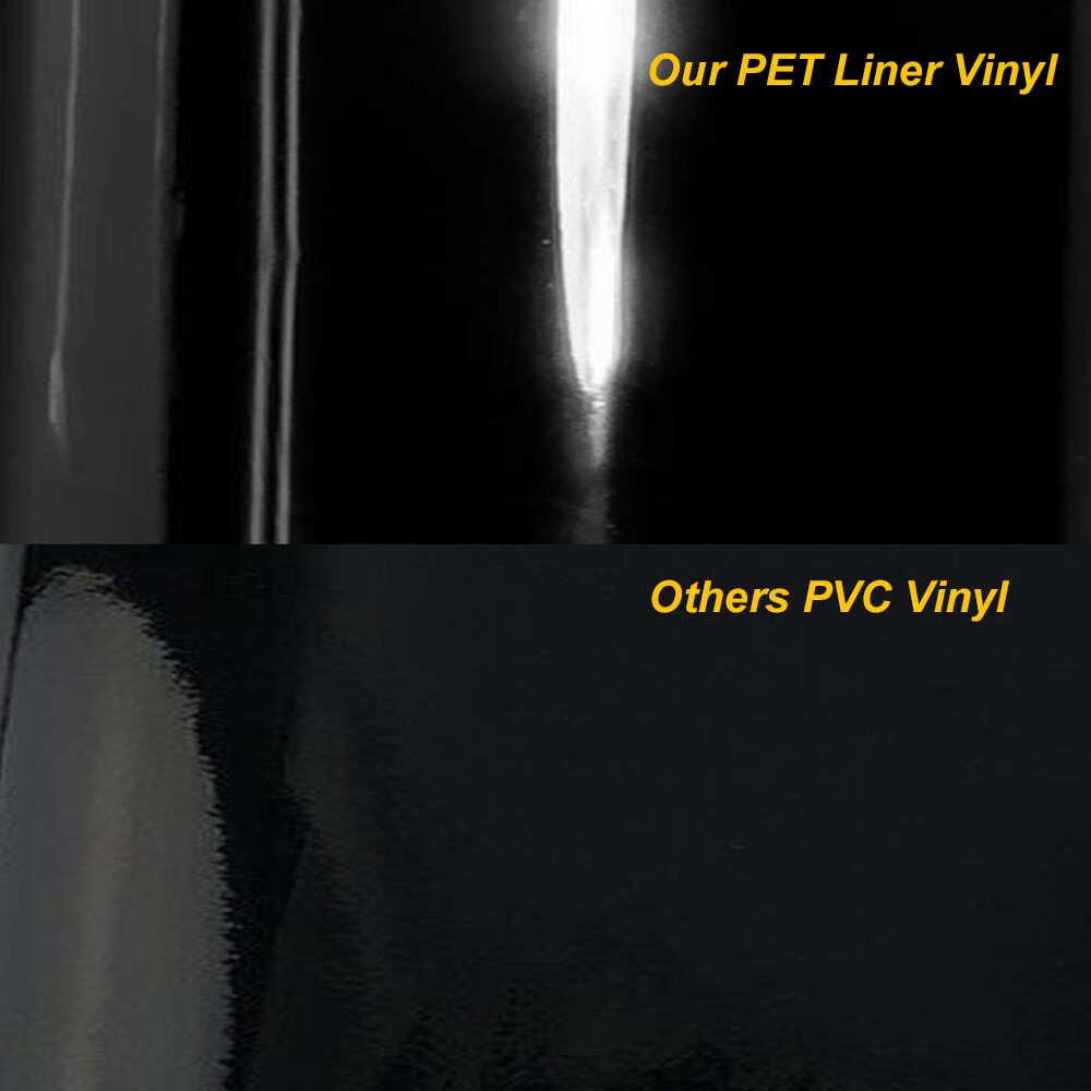 Premium Ultra Gloss PET Liner Self Adhesive Vinyl Wrap Air Release Bubble Free