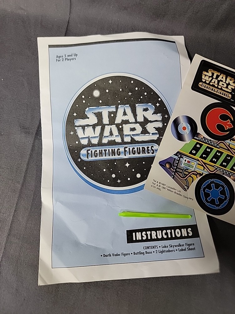 Star Wars Fighting Figures: Luke vs. Darth Vader (Milton Bradley, 1997)