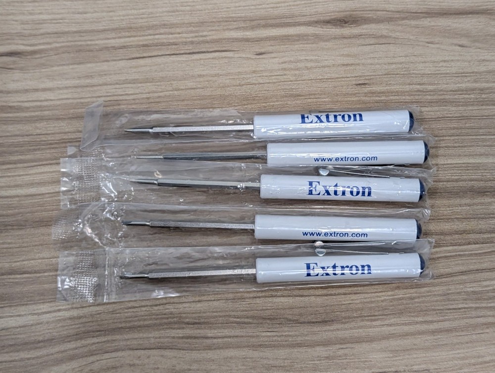 Extron Screwdriver, 2 In 1 Phillips And Flathead Electronics Screwdriver 5 Piece