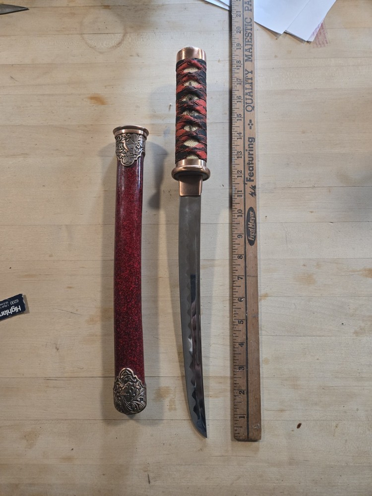 Asian Dagger Decorative Not Sharp.