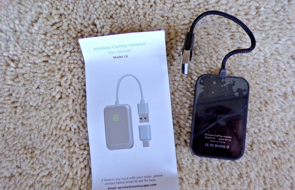 Wireless Carplay Adapter - Dual Channel - Model C6 @h20