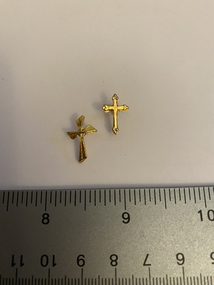Religious Cross (2) Lapel Pins P144