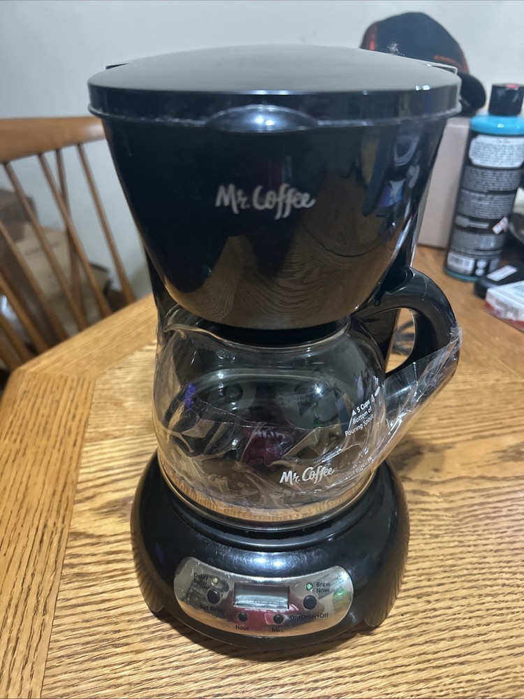 Mr Coffee BVMC-TFX7 5 Cup Programmable Coffee Maker With Carafe Black