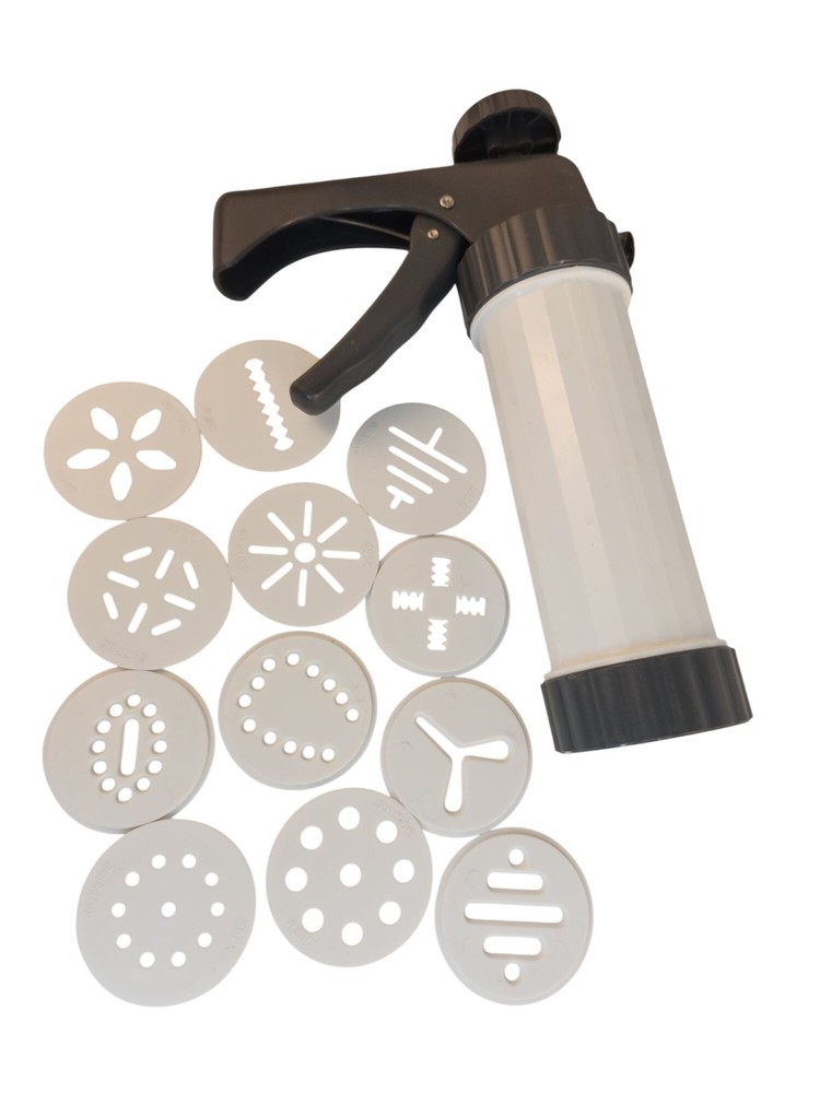 Wilton Cookie Press With 12 Interchangeable Disc Plates For Baking & Decorating