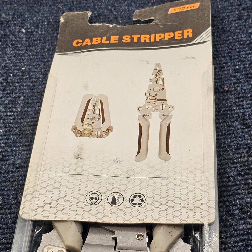 9" Wire Crimper Tool Multifunction Wire Stripper Cable Cutter Pliers