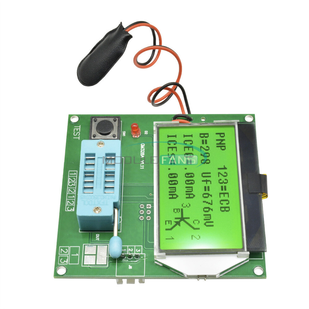 LCD GM328A Transistor Tester Meter Frequency Square Wave Generator MF