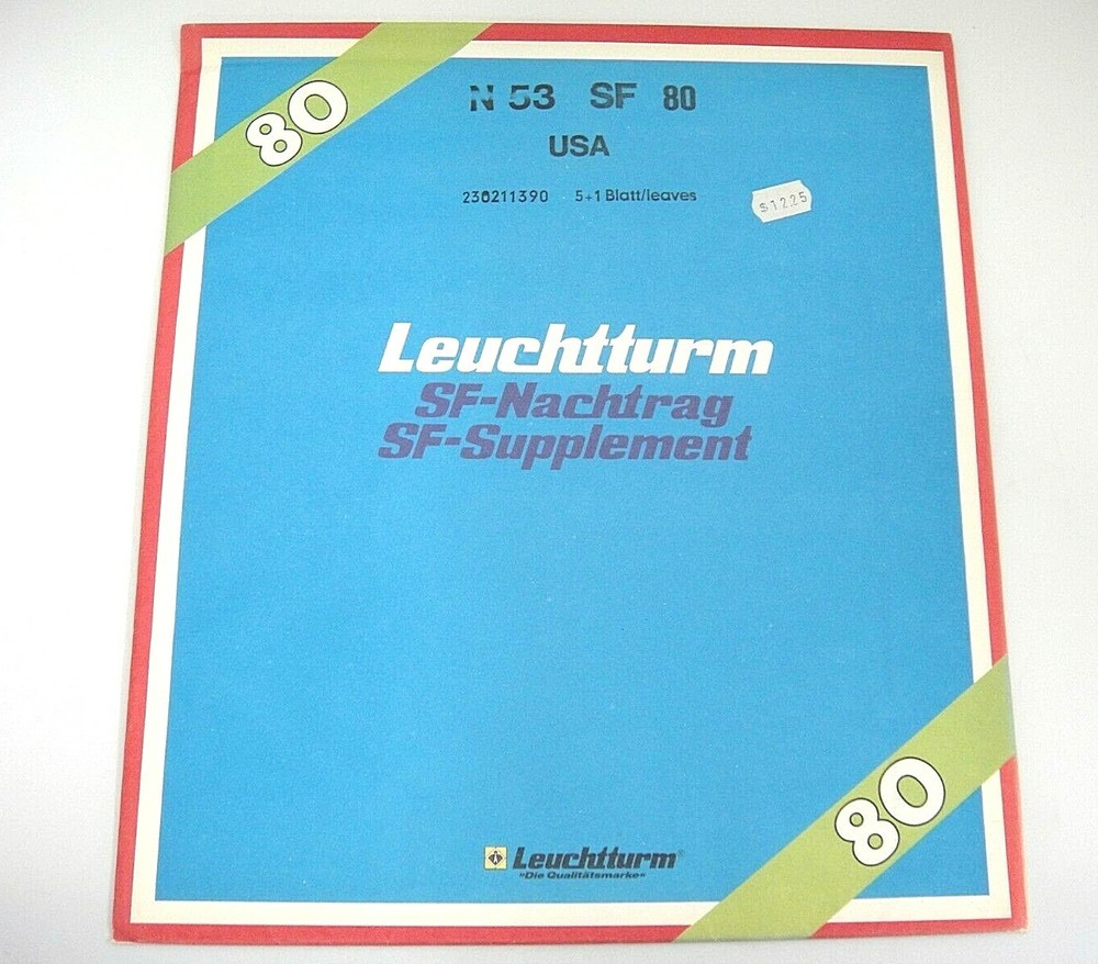 Lighthouse 1980 United States Hingeless N53 SF Stamp Supplement Regulars NOS