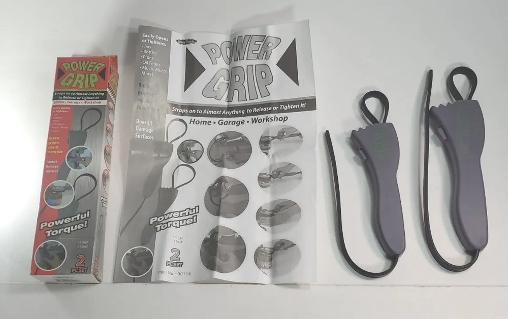 Power Hand Grip 2-Piece Value Pack Revolutionary Power Tool in Box