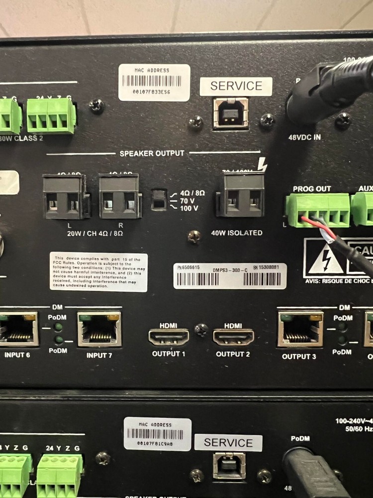 Crestron DMPS3-300-C 3-Series DM Presentation System 6606615