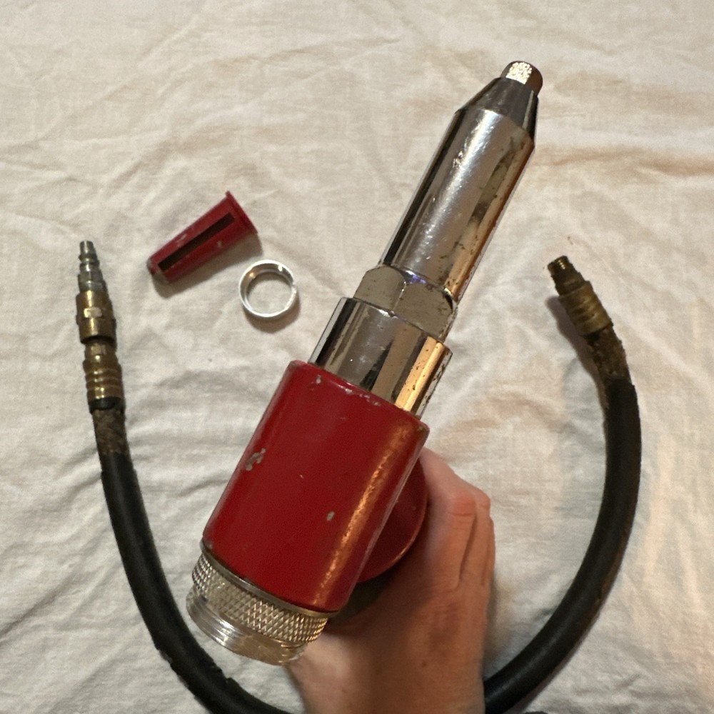 Matco Riveter Pneumatic Air Pop Rivet with 3 Tips