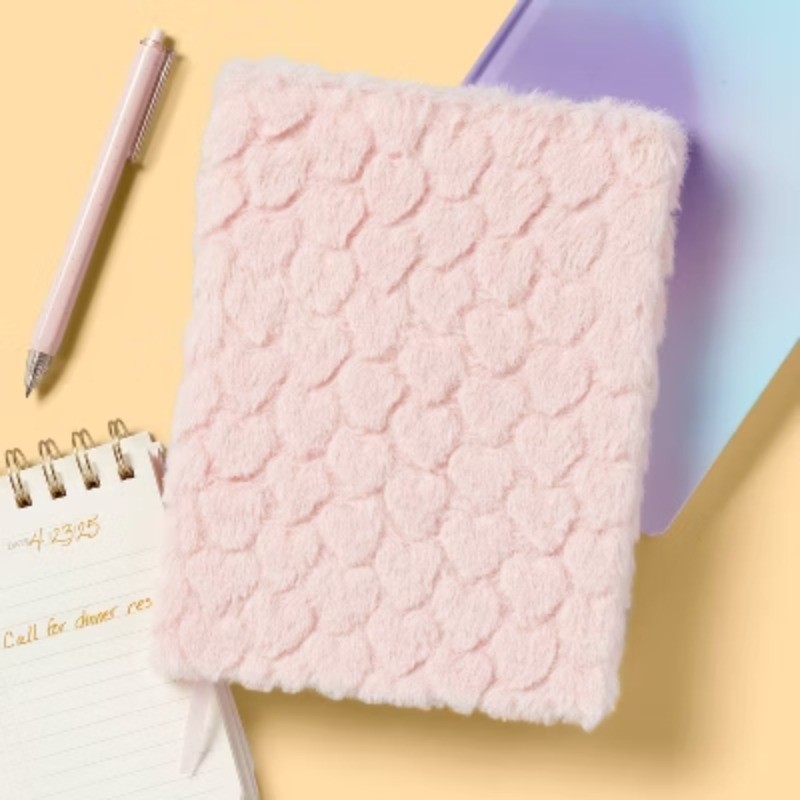 6"x8" Casebound Sculpted Fur Journal