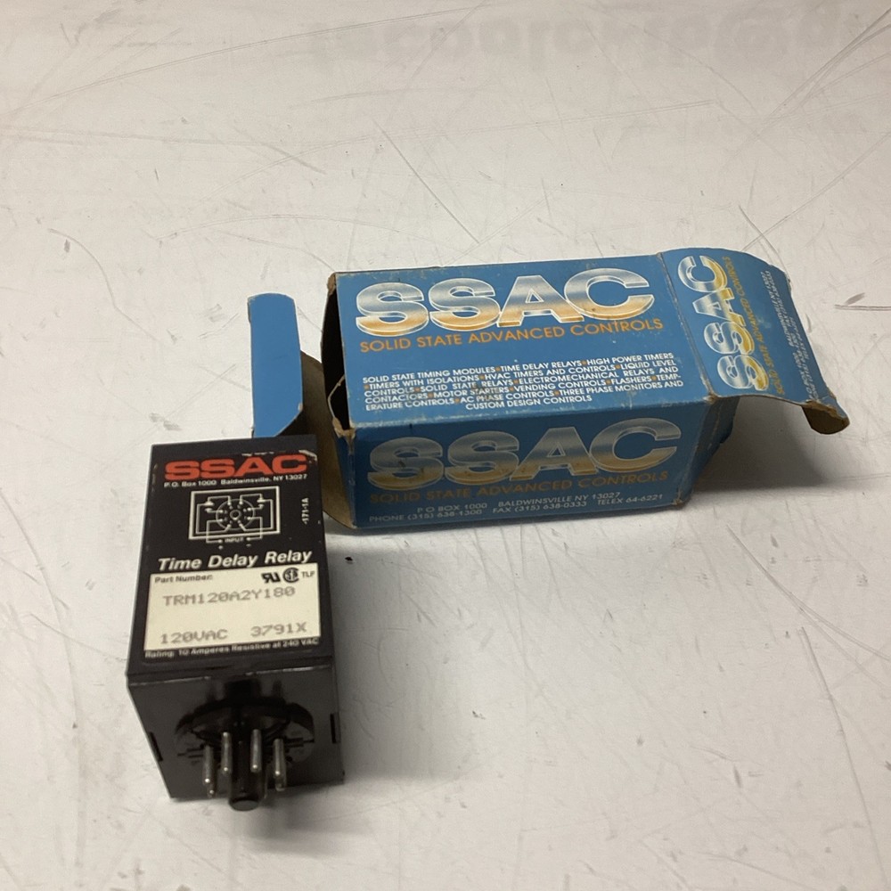 SSAC TRM120A2Y180 time delay relay S-927