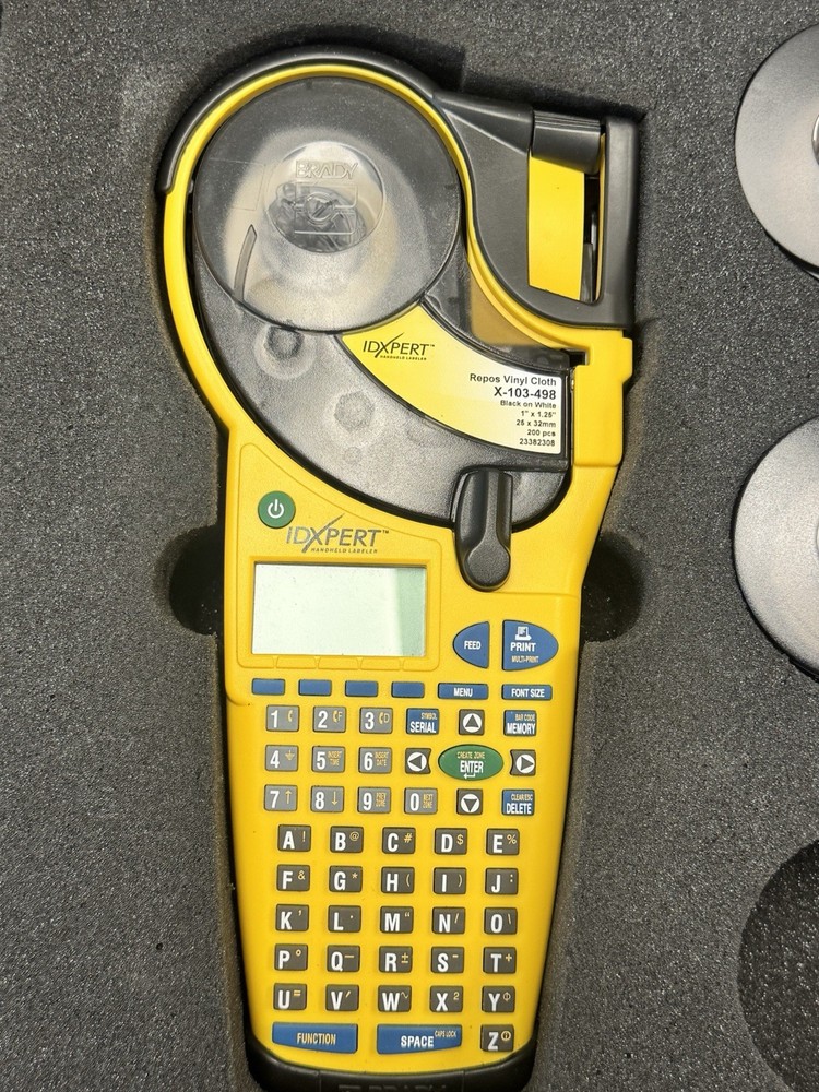 *Working READ* BRADY IDXPERT Labeler Handheld Label Printer