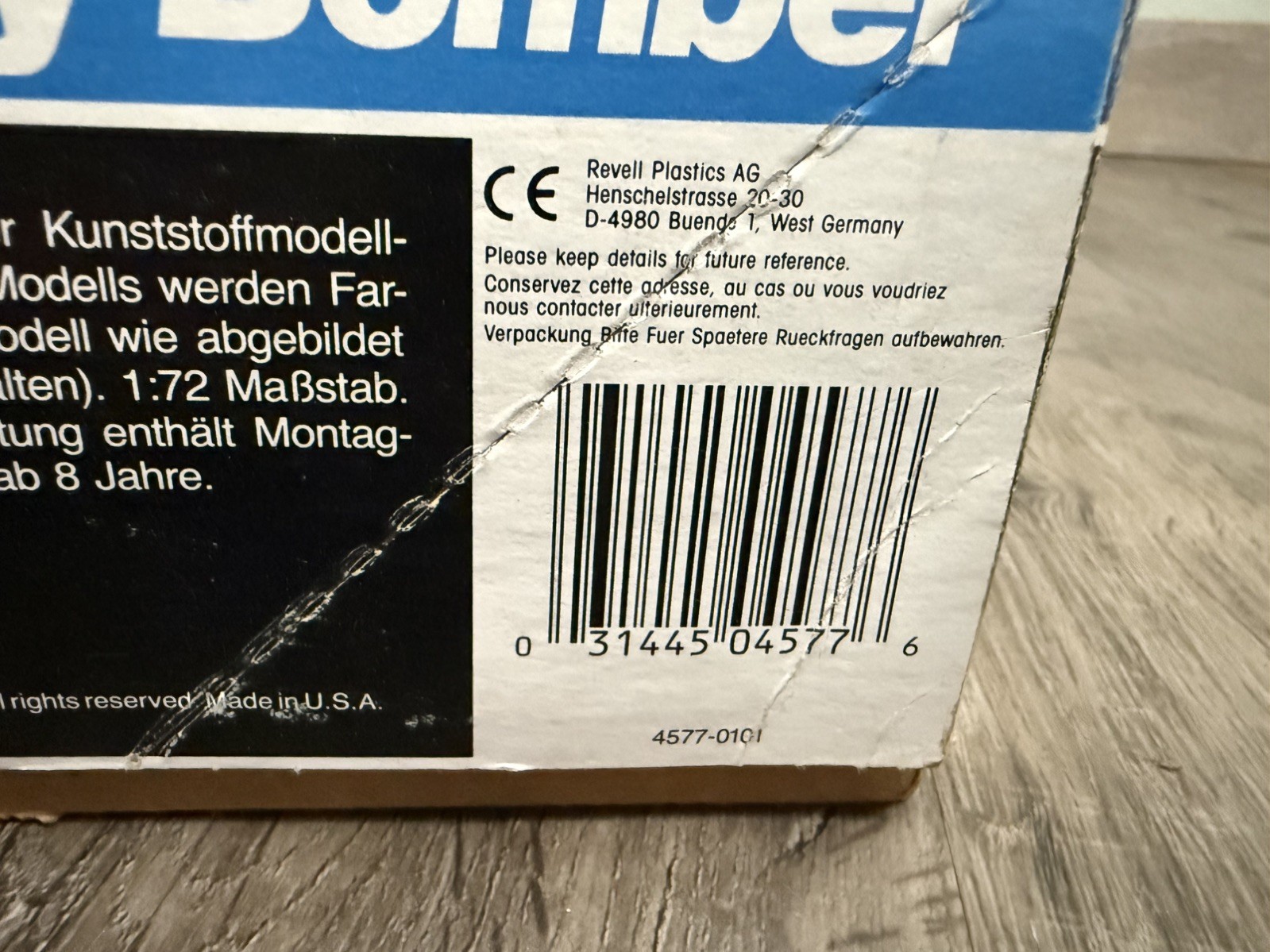 Revell Stealth B-2 Advanced Technology Bomber #4577 1/72 Scale Model KitOPEN BOX