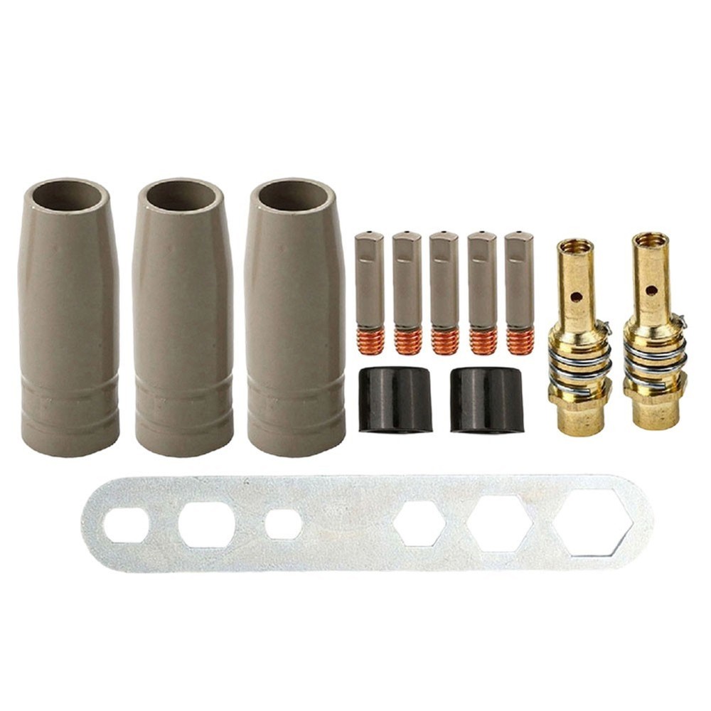 Welding Nozzle Set Efficient Slag Removal Lightweight Metal Construction