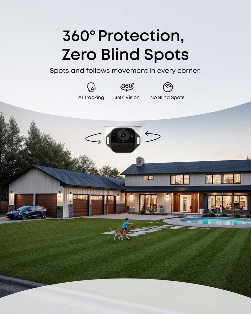 eufy Security SoloCam E42 2-Cam Kit, 4K Security Camera Wireless Outdoor, Solar