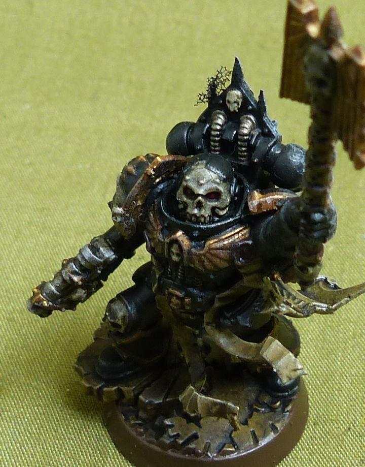 Chaplain painted - Dark Angels - Warhammer 40K #3J9