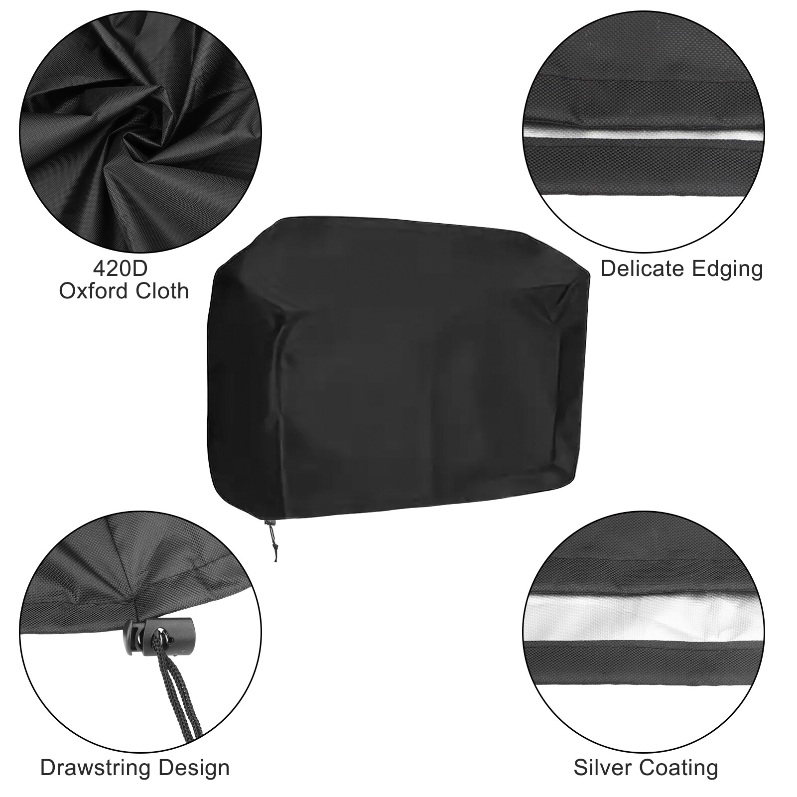 Outboard Motor Cover for Motor 100-150HP Waterproof Heavy-Duty Boat Engine Cover