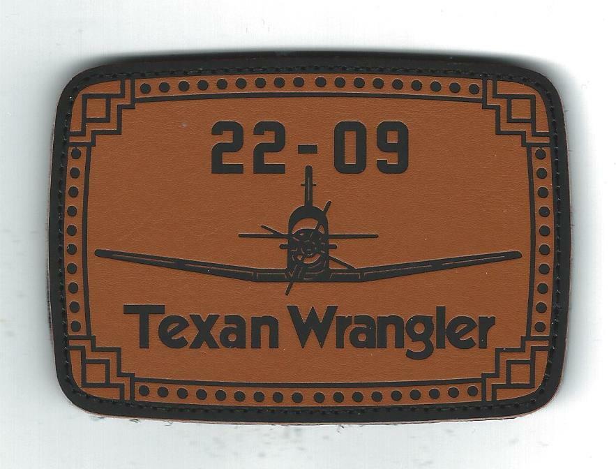 PILOT TRAINING CLASS 2209 "TEXAN WRANGLER"(ON LEATHER) VANCE AFB patch